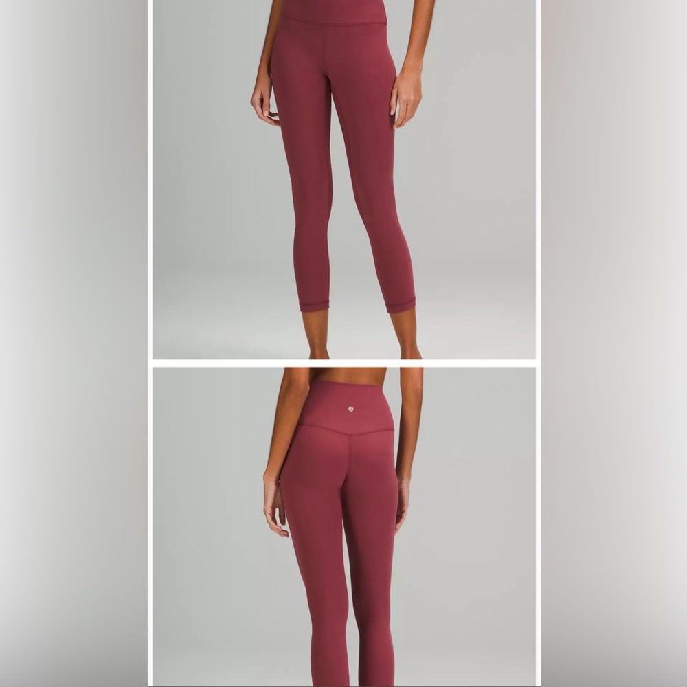 Lululemon Align high rise crop 23”